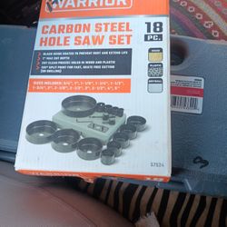 Warrior Carbon Steel Hole Saw Set