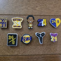 Lot Of 9 Kobe Bryant Shoe Charms 