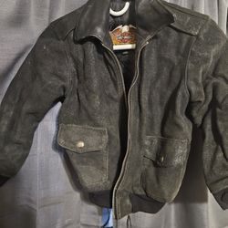Vintage 80s Harley Davidson Kids Jacket 
