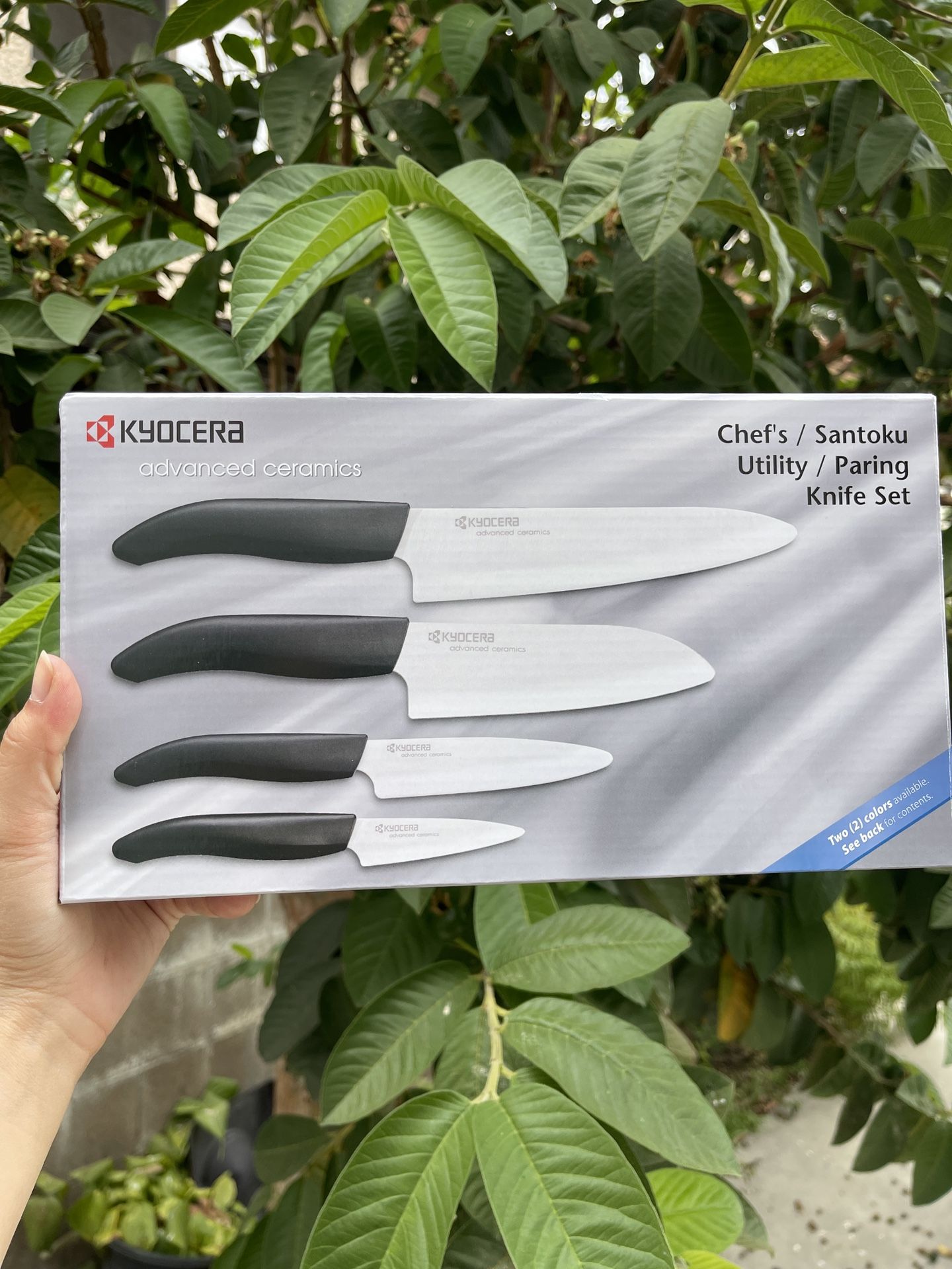 Kyocera Japanese Hand Sharpened Ceramic 4pc Knife Set