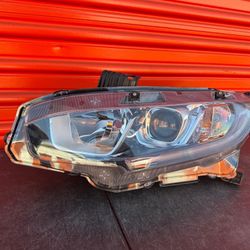 2016-2017-2018-2019 HONDA CIVIC LEFT DRIVE HALOGEN HEADLIGHT HEADLAMP OEM