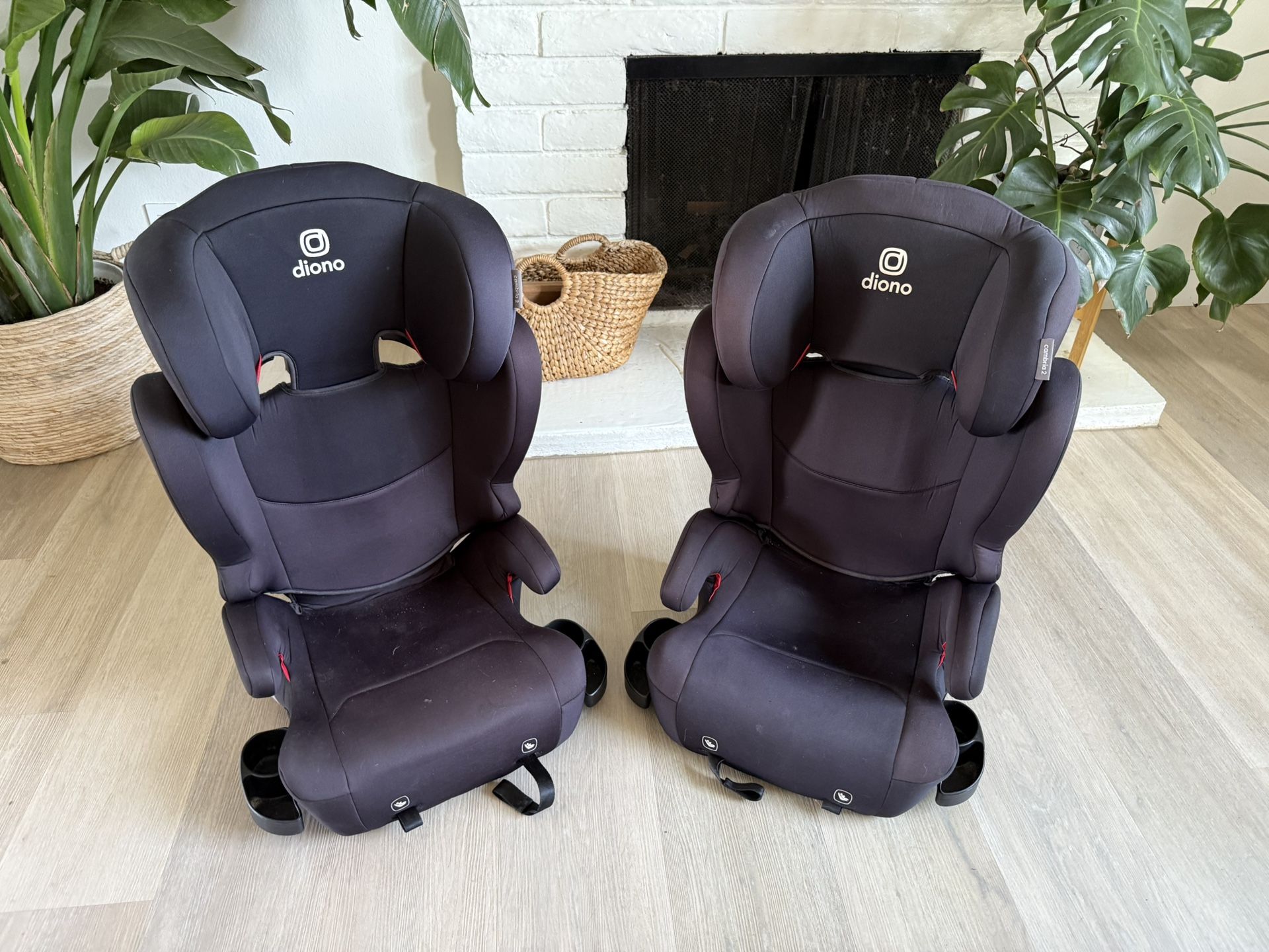 Diono Cambria 2XT XL, Dual Latch Connectors, 2-in-1 Belt Positioning Booster Seat, High-Back to Backless Booster with Space and Room to Grow, 8 Years