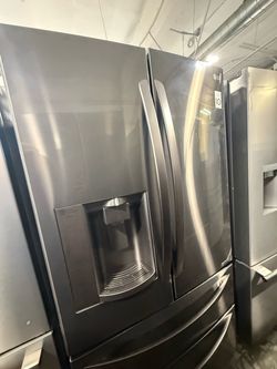 LG French Door Refrigerator Black Stainless