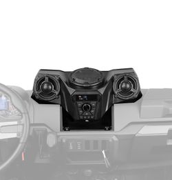 KEMIMOTO 2.1CH UTV 3-Speaker Audio Kit with 5.25" Woofer Compatible with Ranger 1000/1000 XP /1000 XP Crew 2018-2025 2026, Sound System with All-in-On