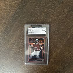 Rookie  2024 Topps Signature Class Odyssey #0-4 Bo Nix CGC Graded 9.5 Case Hit