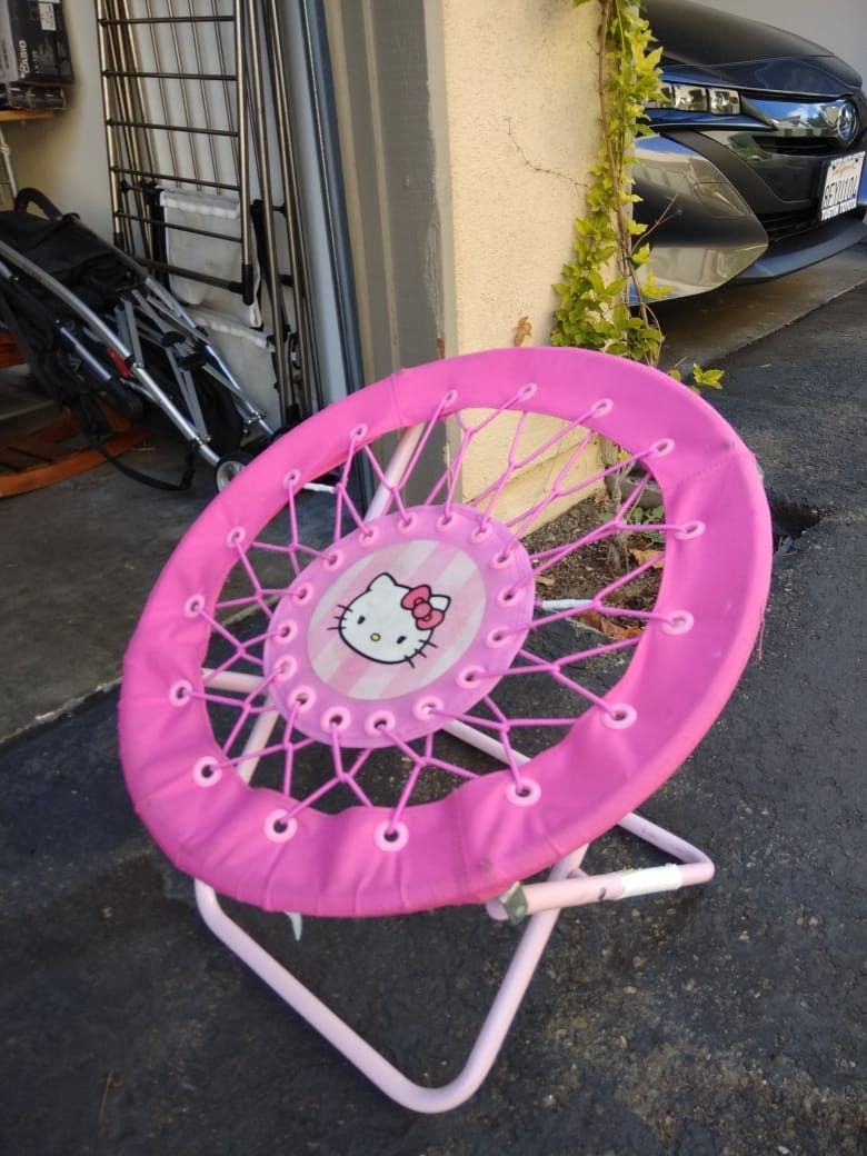 Hello Kitty Pink Canvas Soft Web Chair - $5