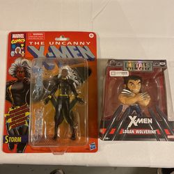 Storm carded X-Men Logan wolverine metals diecast