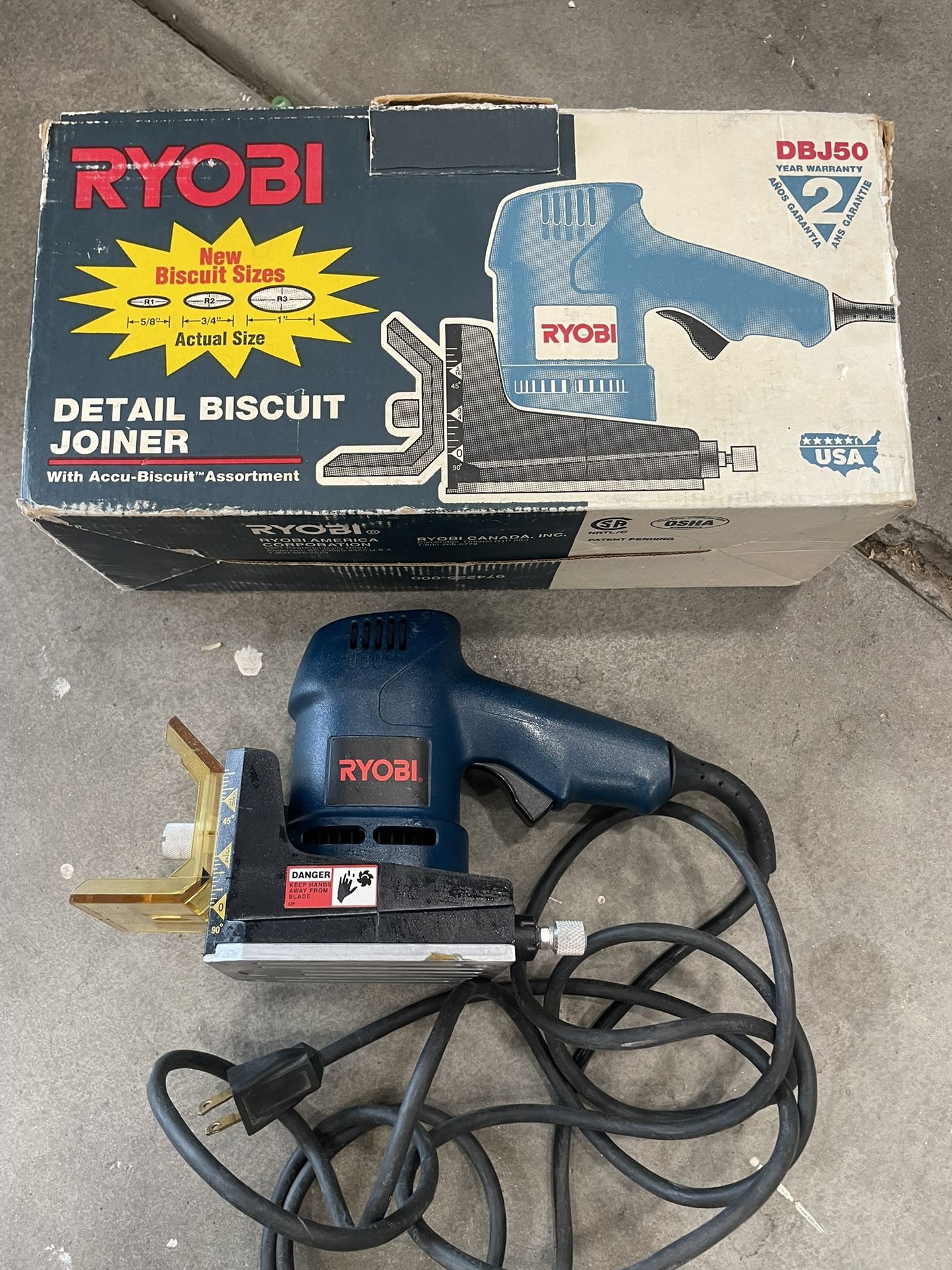 Ryobi Corded Detail Biscuit Joiner DBJ50