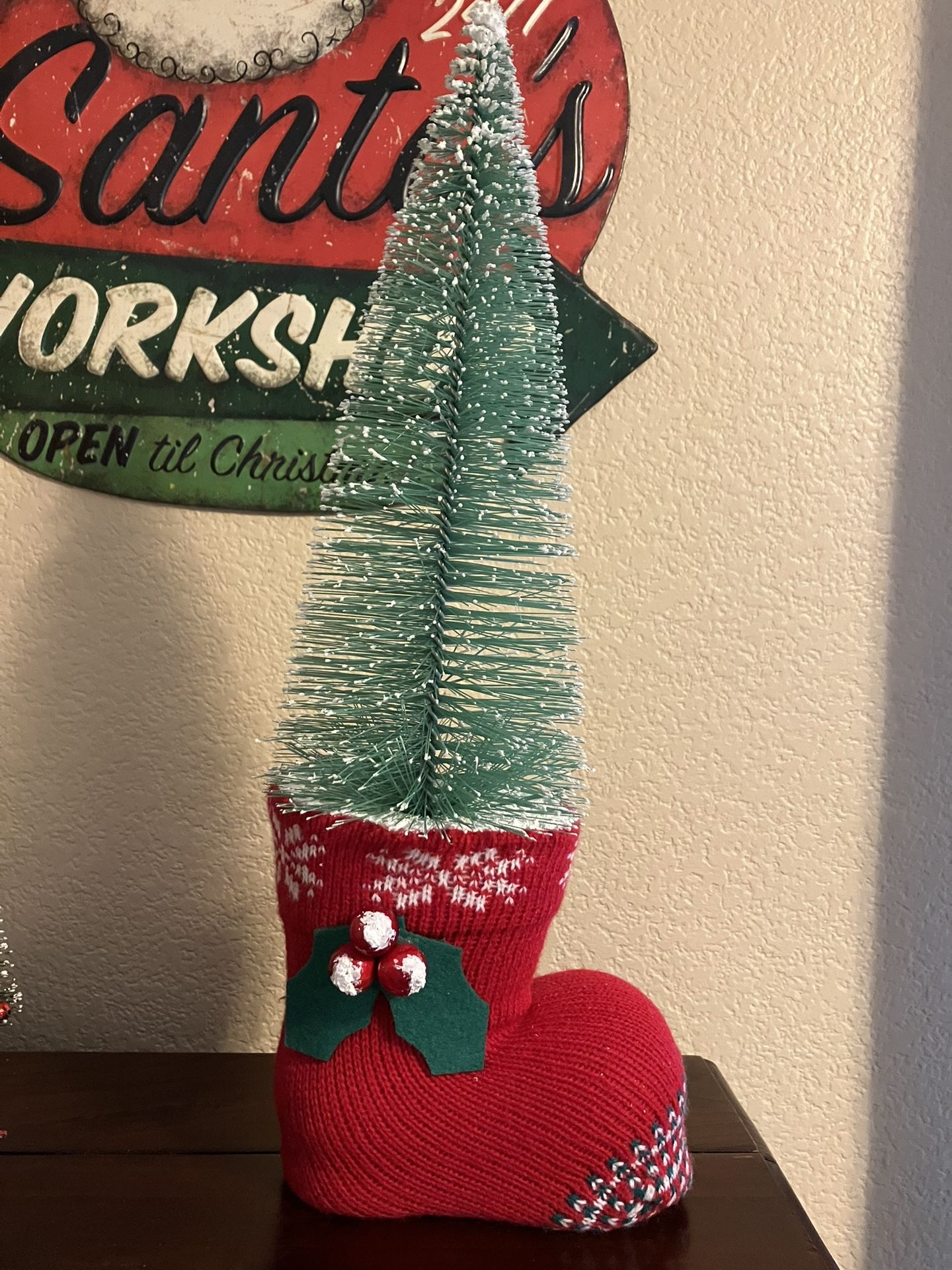 Christmas Tree In A Boot