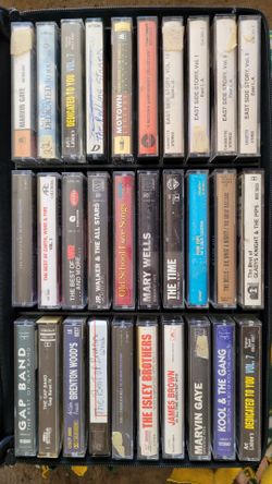 Cassette tapes w/ Case Logic carrier