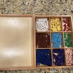 Montessori Checker Board Beads With Box
