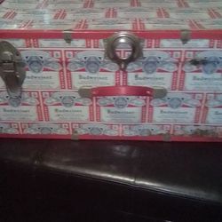 70s Vintage Anheiser Busch ""BUDWEISER "".Foot Locker .    Very Rare, And Exclusive.