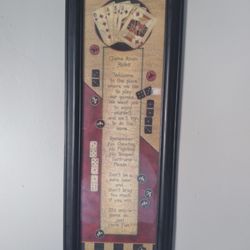 Game Room/Man Cave Picture Frame 