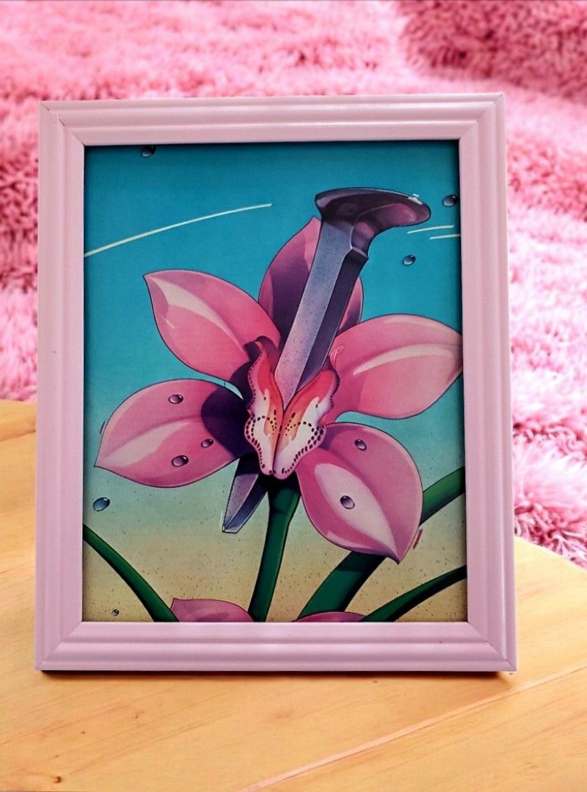 8x10 Framed Original Beauty and Destruction Print