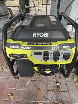 Ryobi, 6500 watt generator $450