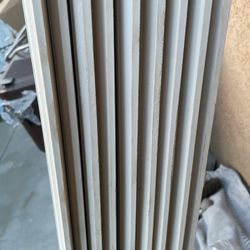 Construction baseboards.  5.5 inches wide.  80 feet