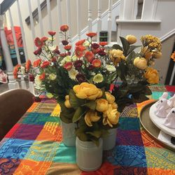 Teal World Market Mason Jar Vases