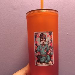 The Nurse Customized Straw Cup 24 0z