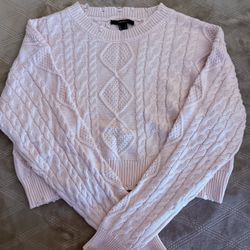 Women’s Baby Pink Knitted Sweater