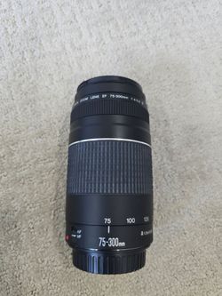 NEW Canon EF 75-300mm zoom camera lens!