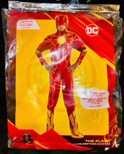 The Flash Adult DC Justice League Light Up Costume