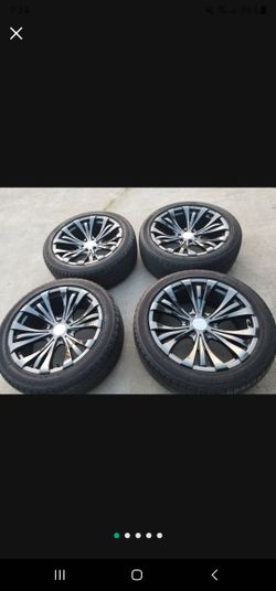 22" Wheels and tires