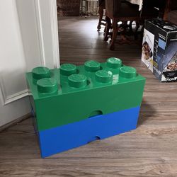 2 lego storage bins 