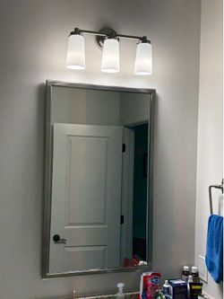 3 RH wall mirrors & 3 sconces