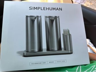 Simple human dual sensor pump + caddy