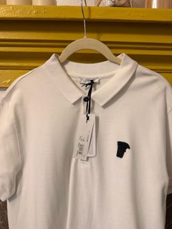 Versace Collection White Polo Shirt Size Large