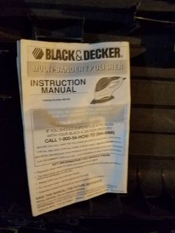 Black & Decker Mega Mouse Sander/Polisher