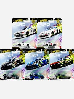 Hot Wheels Aero Styles Complete Set of 5