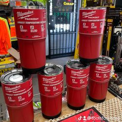 Milwaukee PACKOUT Red 20 oz. Tumbler. $29 EACH.
