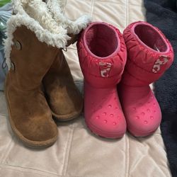 Girls Crocs boots 