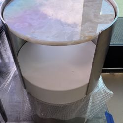 Round Marble Side Table