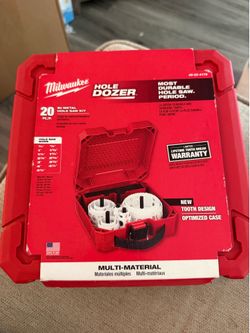 Milwaukee hole dozer 20 piece metal hole saw kit