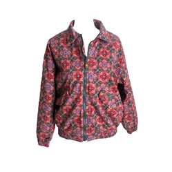 Ellesse Pink Full Zip-Up Collared Bomber Long Sleeve Jacket