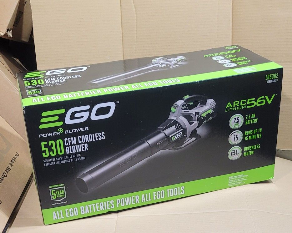 EGO POWER+ 56-volt 530-CFM 110-MPH Battery Handheld Leaf Blower 2.5 Ah (Battery and Charger