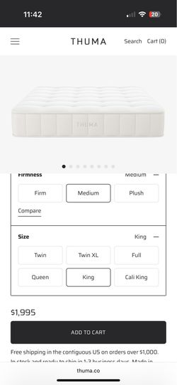 THUMA hybrid king mattress