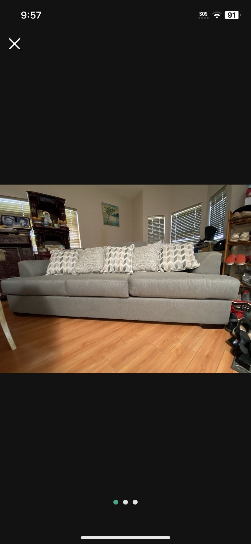 GREY COUCH