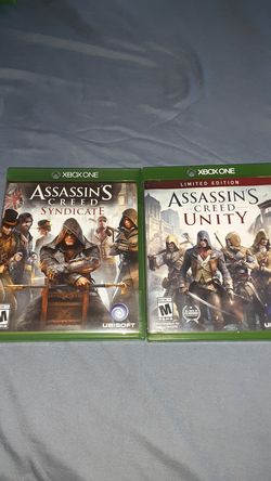 XBox One- Games (Assassin's Creed Syndicate & Unity)