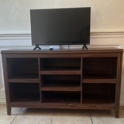 TV Stand / Media Console – Dark Wood Finish