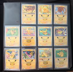 Pokemon 30th celebrations Pikachu set