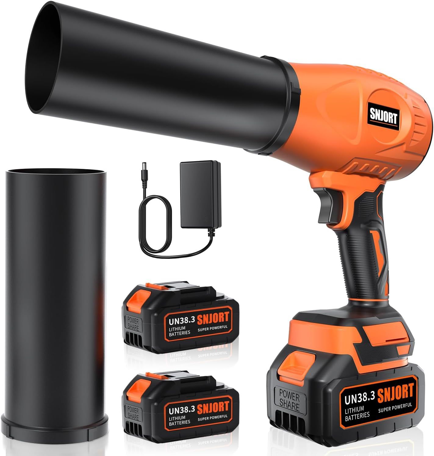 Leaf Blower Cordless with Battery and Charger,800,000 RPM,Extended Nozzle,Lightweight Handheld Design,Blower for Patio Cleaning,car Blowing Water,Blow