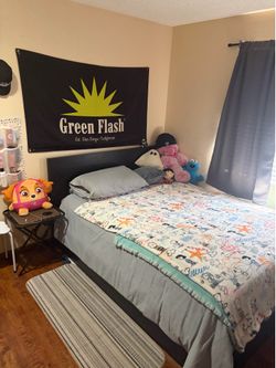 Bed with storage underneath