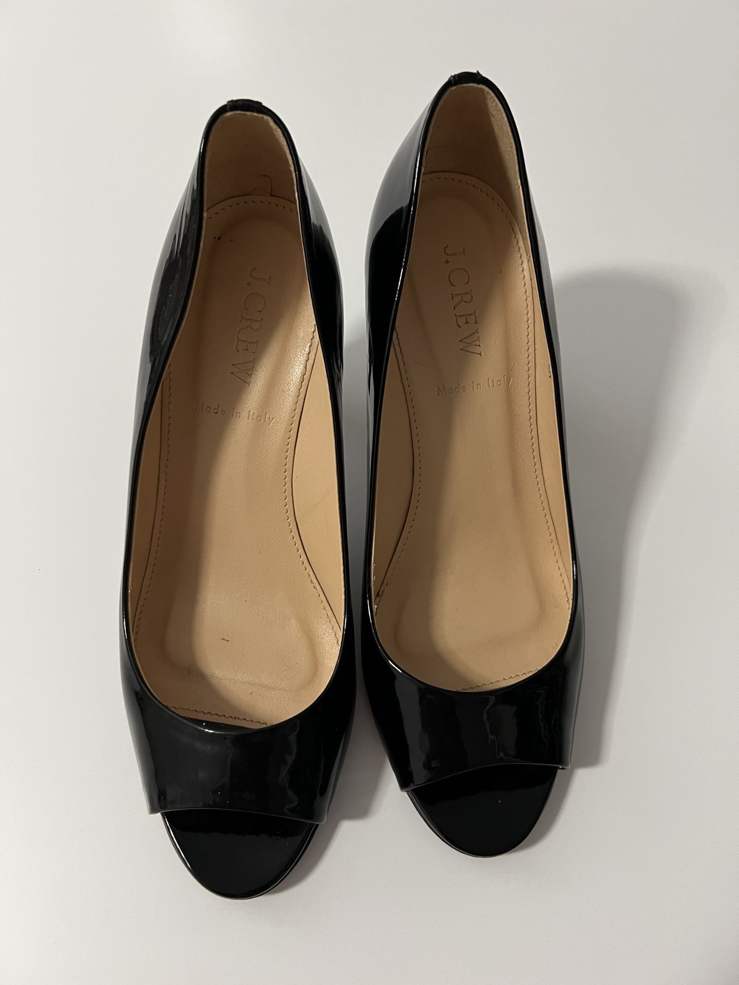 J Crew Peep Toe Made In Italy 6.5 Pumps