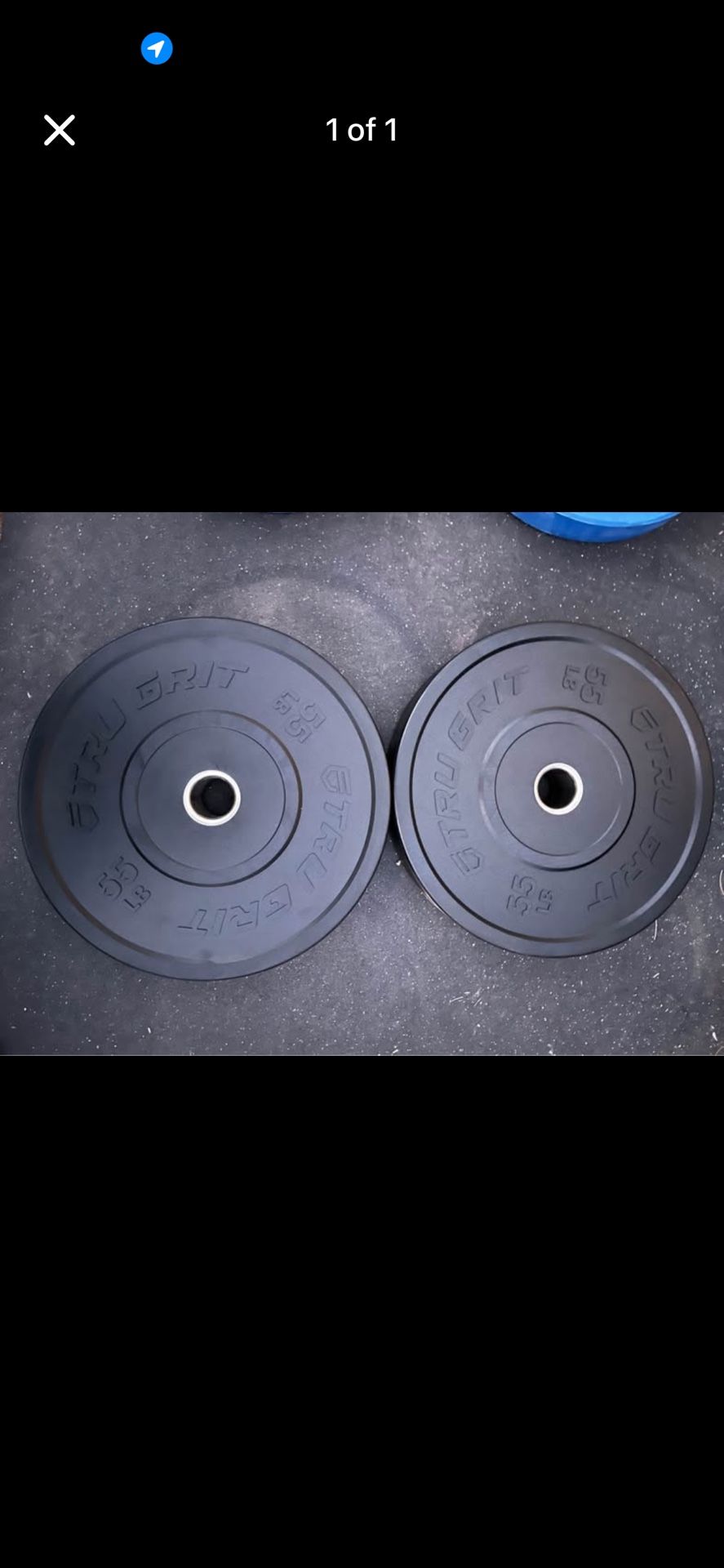 55lb Olympic Bumper Plate Set