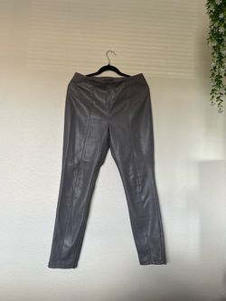Marc New York Andrew Marc Faux Leather Leggings Gray