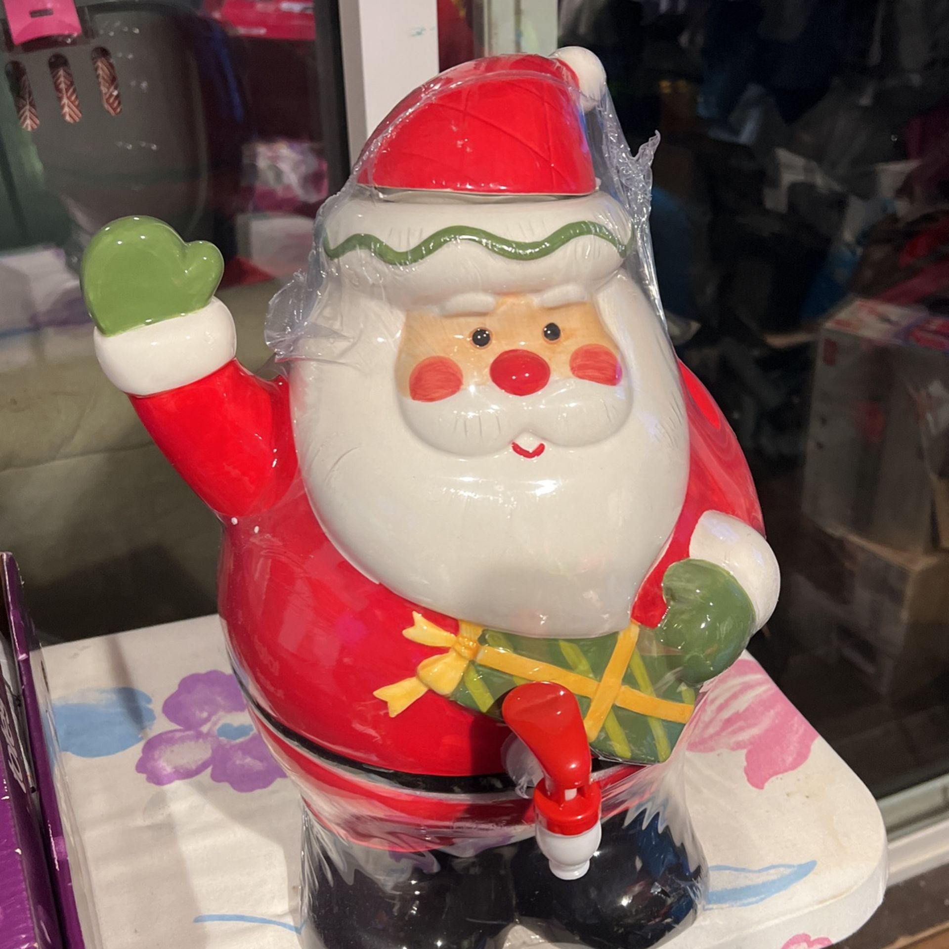 Christmas Beverage Dispenser Santa Claus 🎅 Brand New