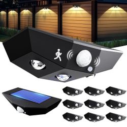 New! 12pk Solar Fence Lights